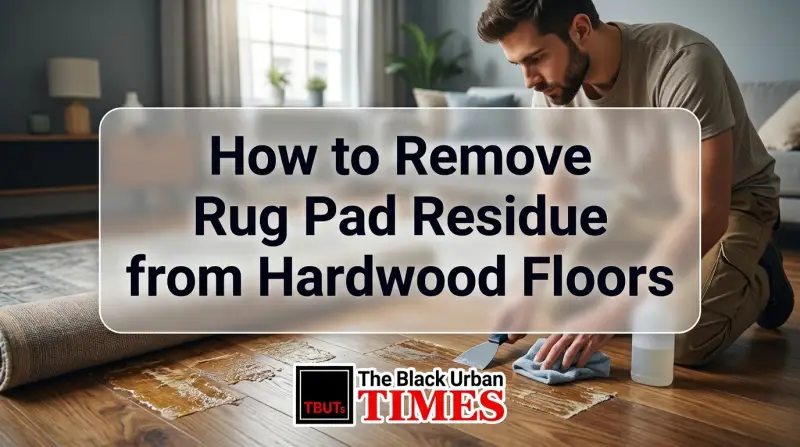 How to Remove Rug Pad Residue from Hardwood Floors
