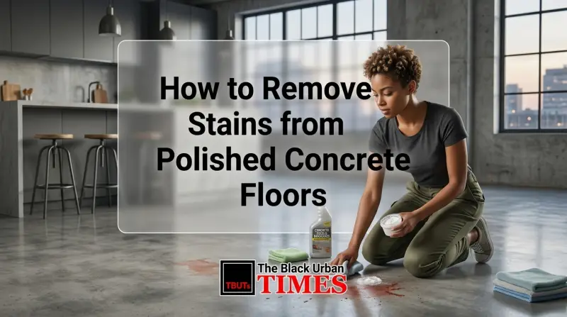 How to Remove Stains from Polished Concrete Floors