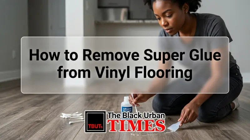 How to Remove Super Glue from Vinyl Flooring