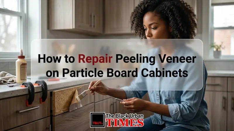 How to Repair Peeling Veneer on Particle Board Cabinets