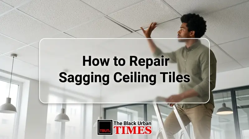 How to Repair Sagging Ceiling Tiles