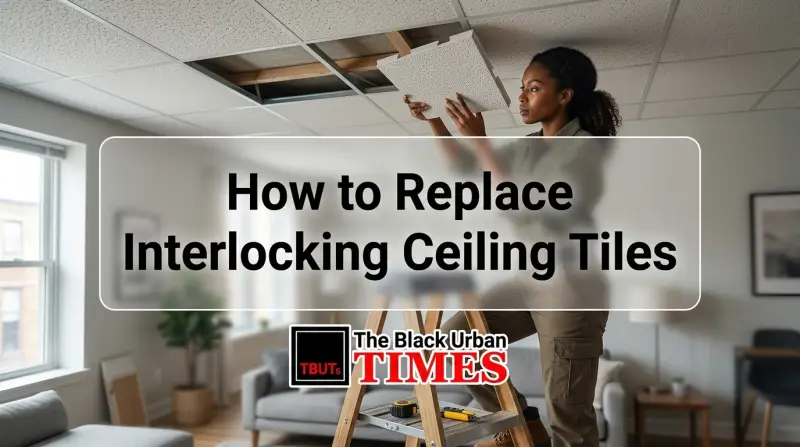 How to Replace Interlocking Ceiling Tiles