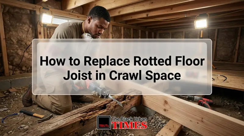 How to Replace Rotted Floor Joist in Crawl Space