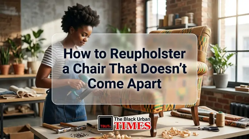 How to Reupholster a Chair That Doesnt Come Apart