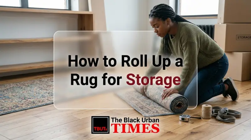 How to Roll Up a Rug for Storage