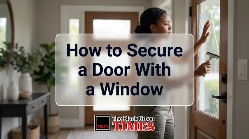 How to Secure a Door With a Window