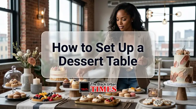 How to Set Up a Dessert Table