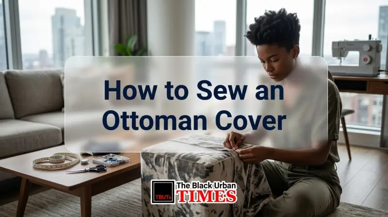 How to Sew an Ottoman Cover