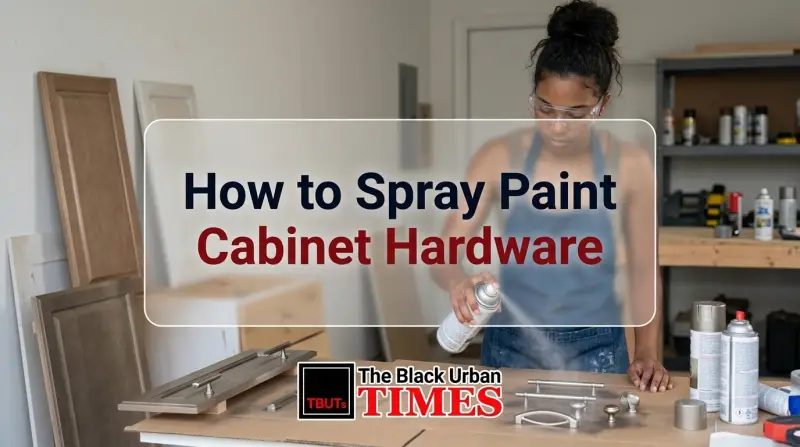 How to Spray Paint Cabinet Hardware
