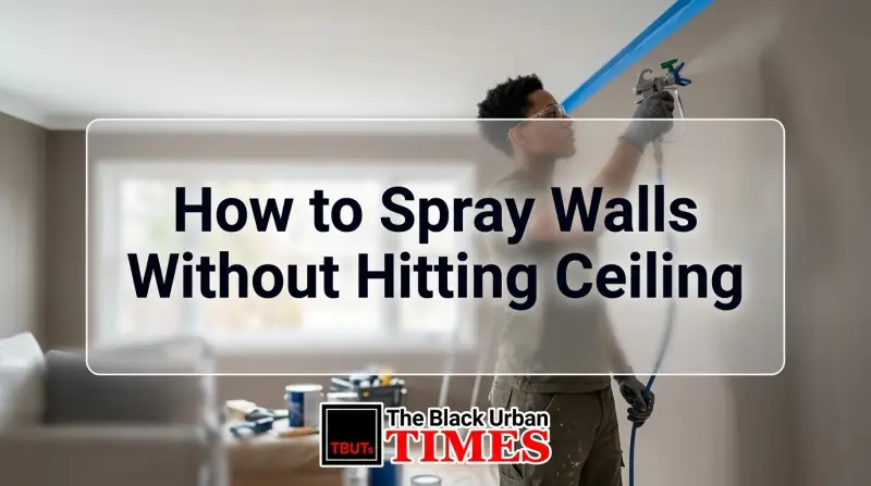 How to Spray Walls Without Hitting Ceiling