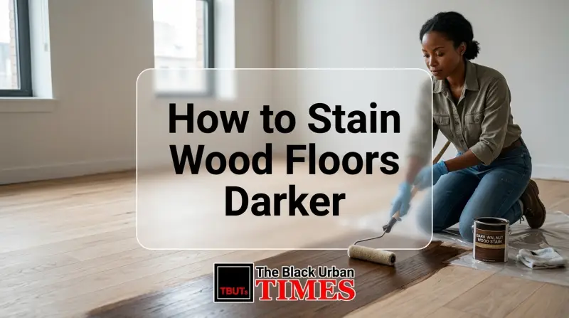 How to Stain Wood Floors Darker