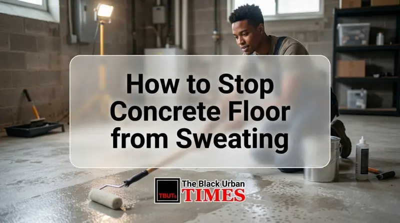 How to Stop Concrete Floor from Sweating