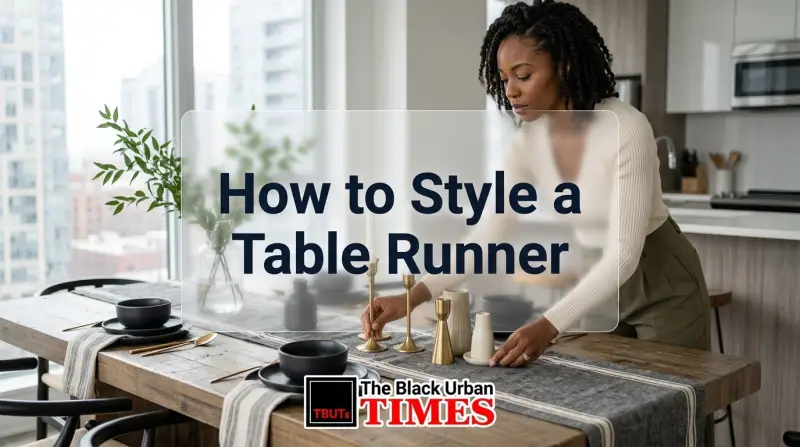How to Style a Table Runner