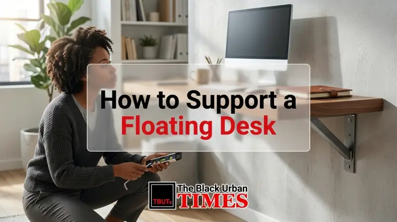 How to Support a Floating Desk