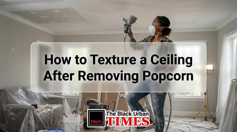 How to Texture a Ceiling After Removing Popcorn