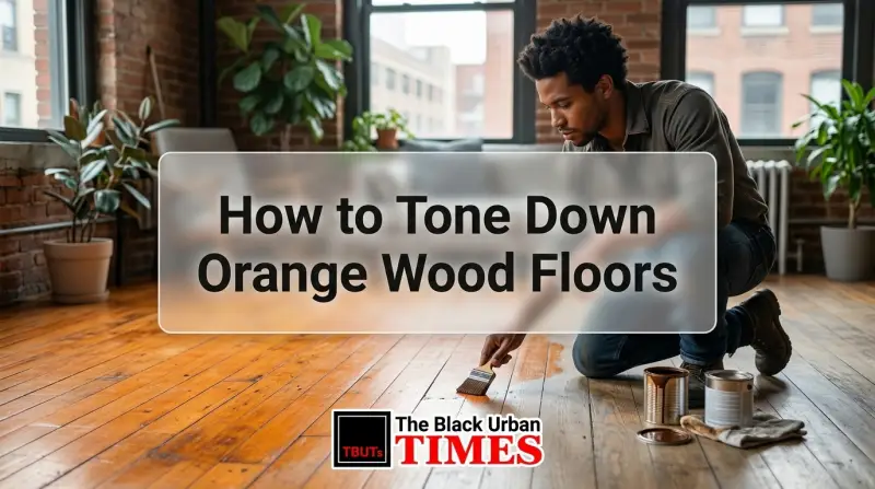 How to Tone Down Orange Wood Floors