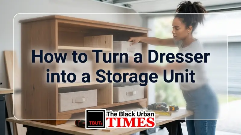 How to Turn a Dresser into a Storage Unit