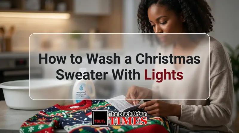 How to Wash a Christmas Sweater With Lights