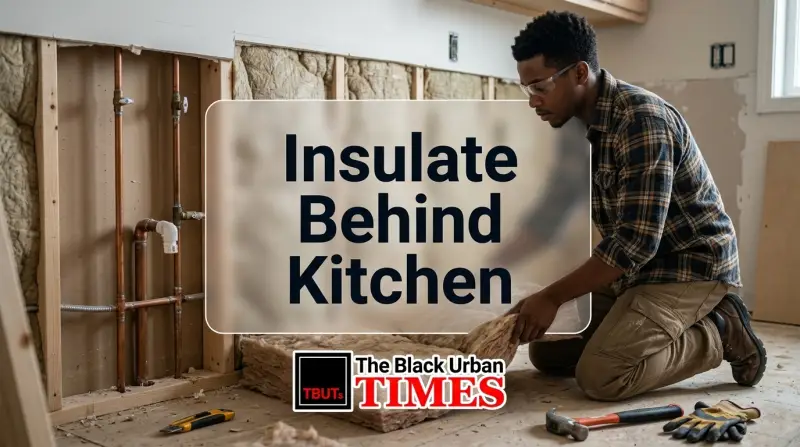 Insulate Behind Kitchen