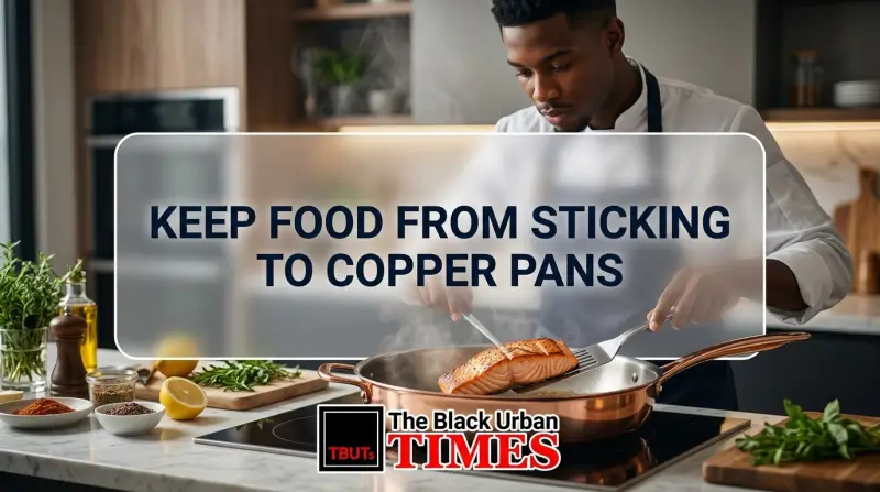Keep Food from Sticking to Copper Pans