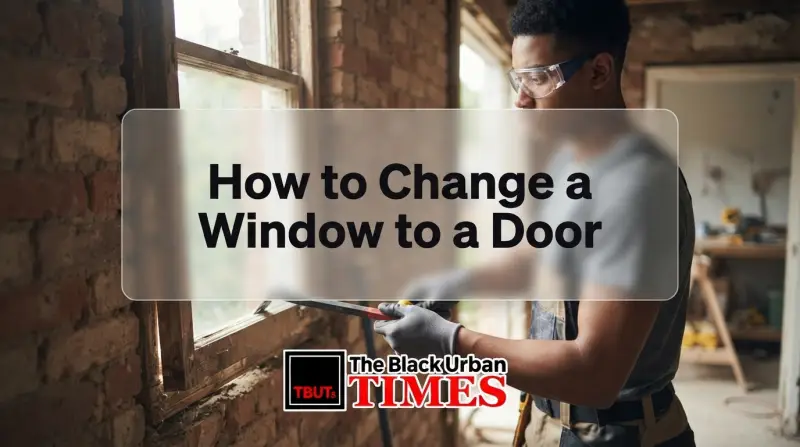 How to Change a Window to a Door