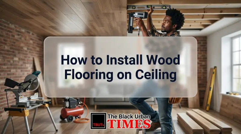 How to Install Wood Flooring on Ceiling