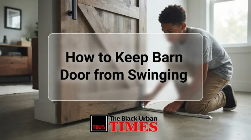 How to Keep Barn Door from Swinging
