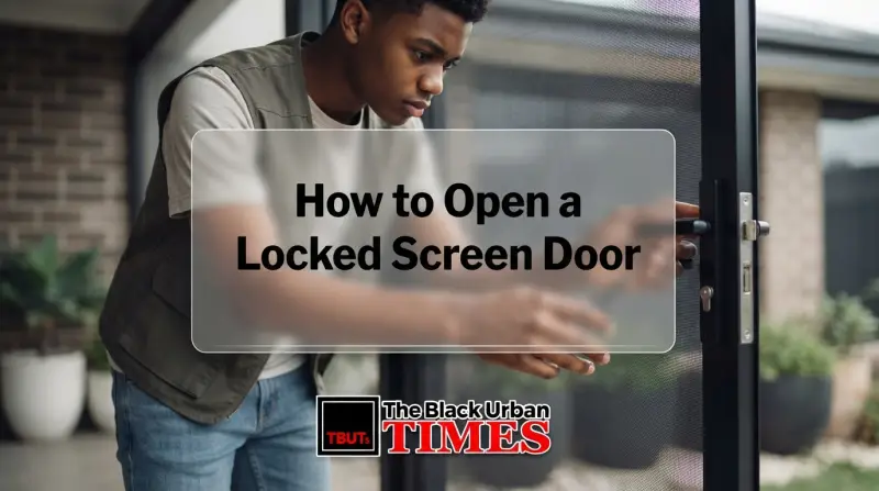 How to Open a Locked Screen Door