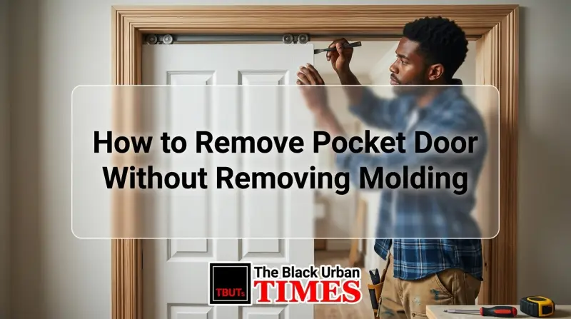 How to Remove Pocket Door Without Removing Molding
