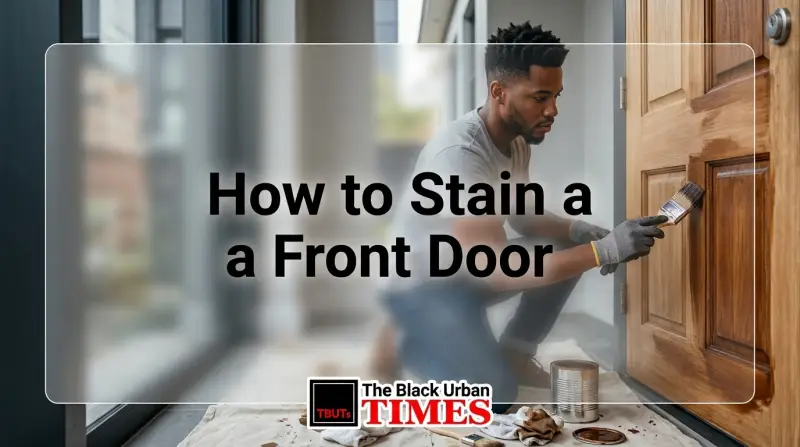 How to Stain a Front Door