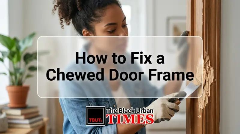 How to Fix a Chewed Door Frame