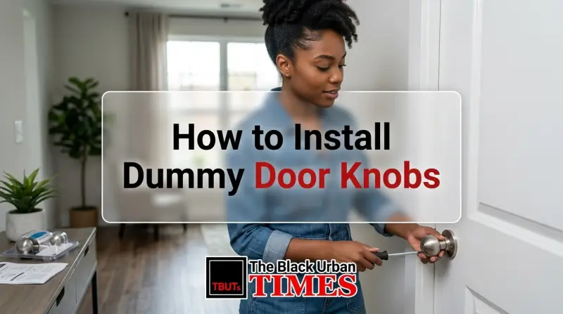 How to Install Dummy Door Knobs