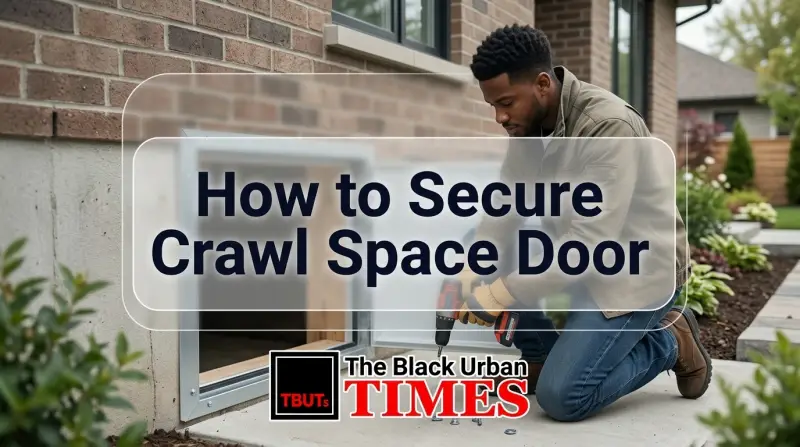How to Secure Crawl Space Door